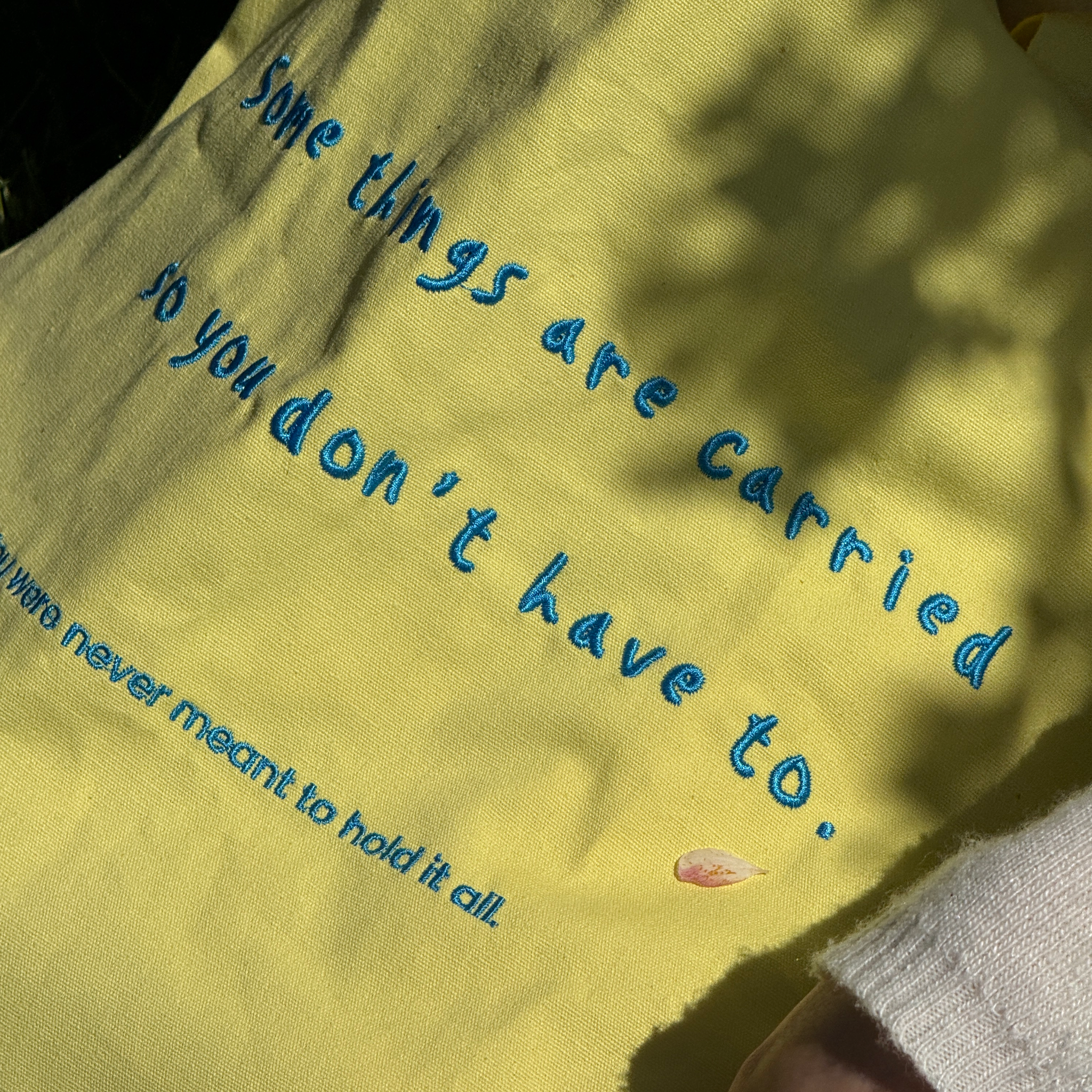 "The Carried" Embroidered Tote Bag