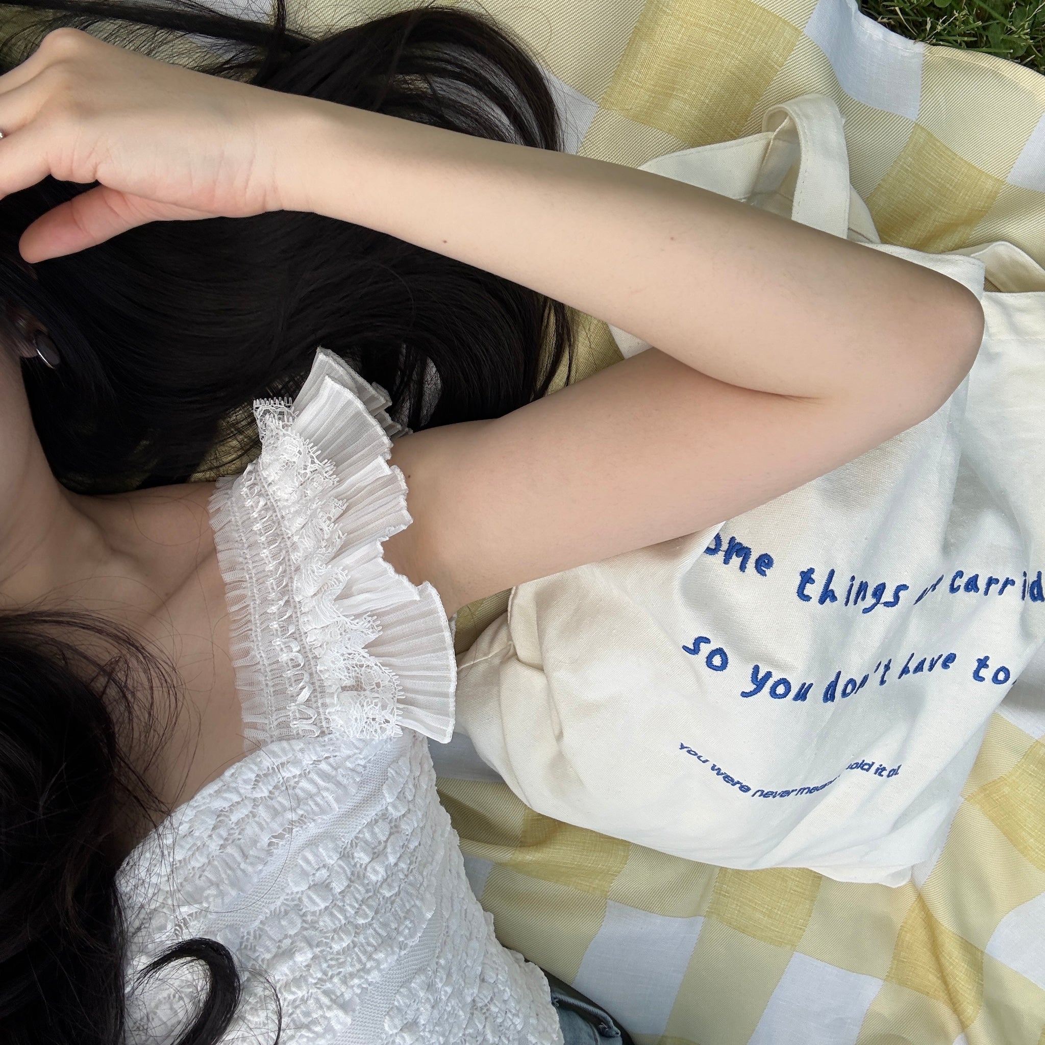 "The Carried" Embroidered Tote Bag