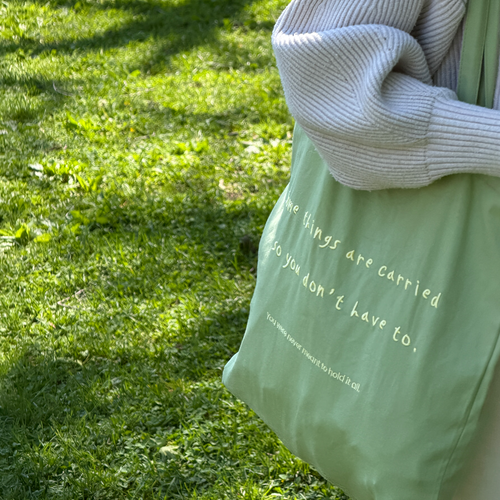 "The Carried" Embroidered Tote Bag