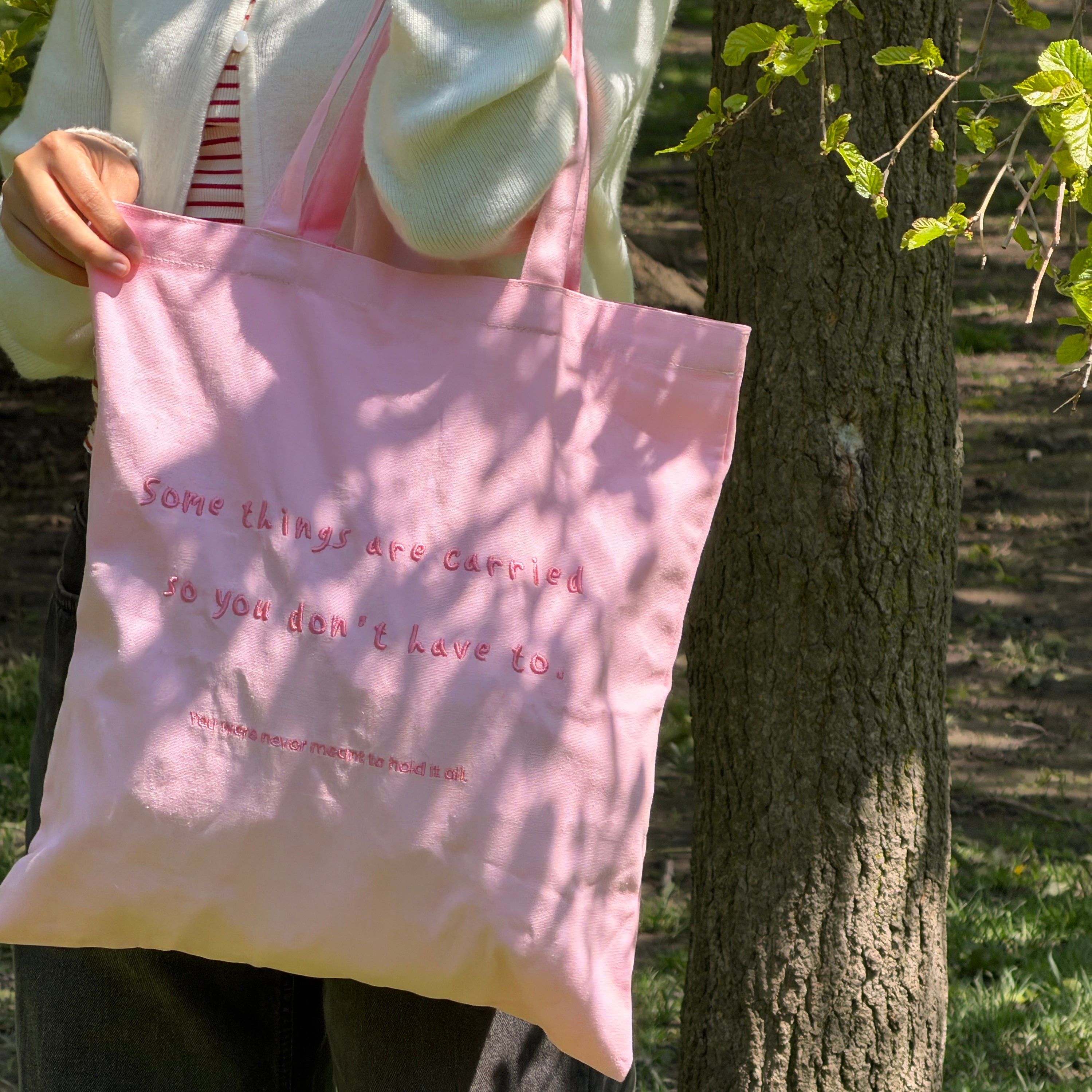"The Carried" Embroidered Tote Bag