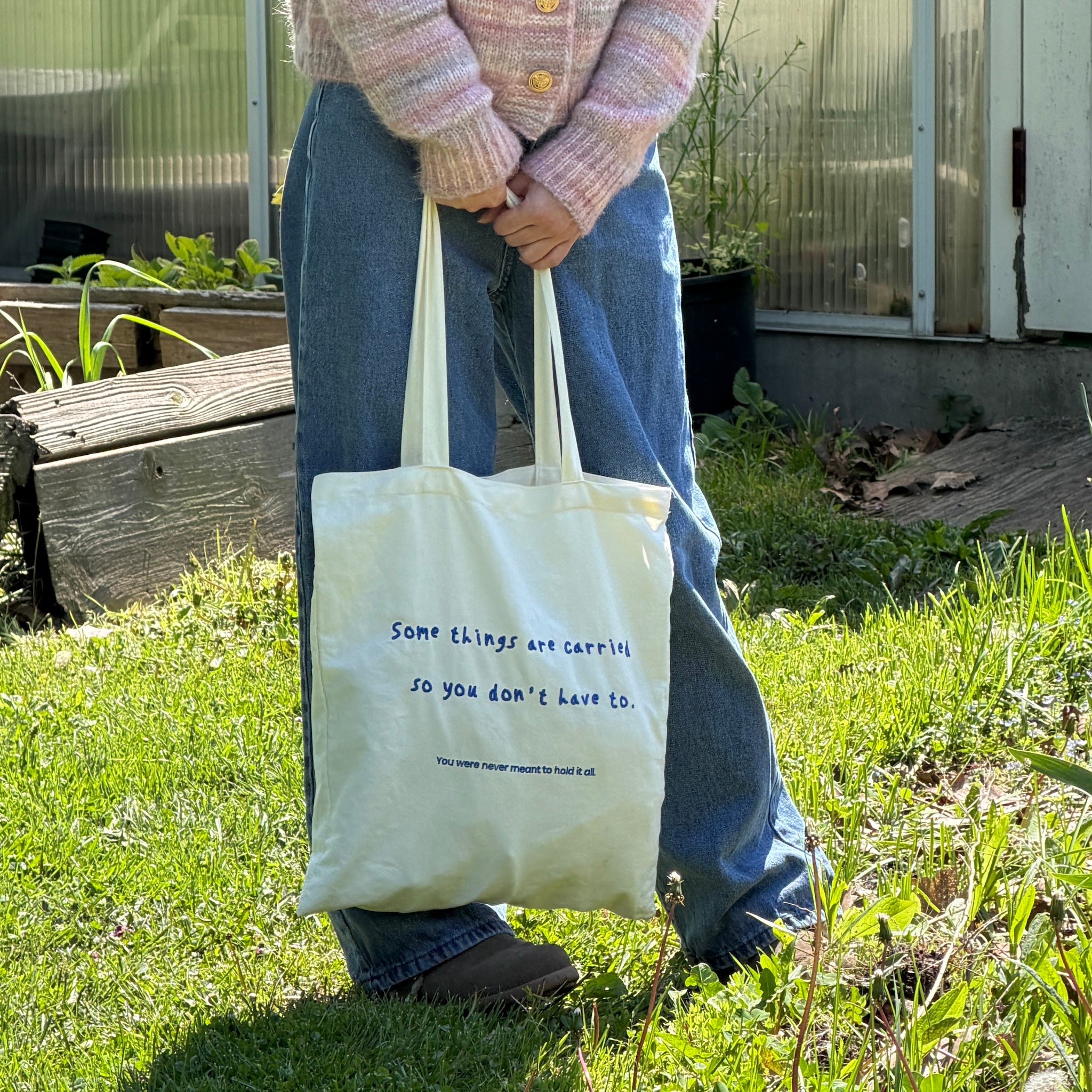 "The Carried" Embroidered Tote Bag