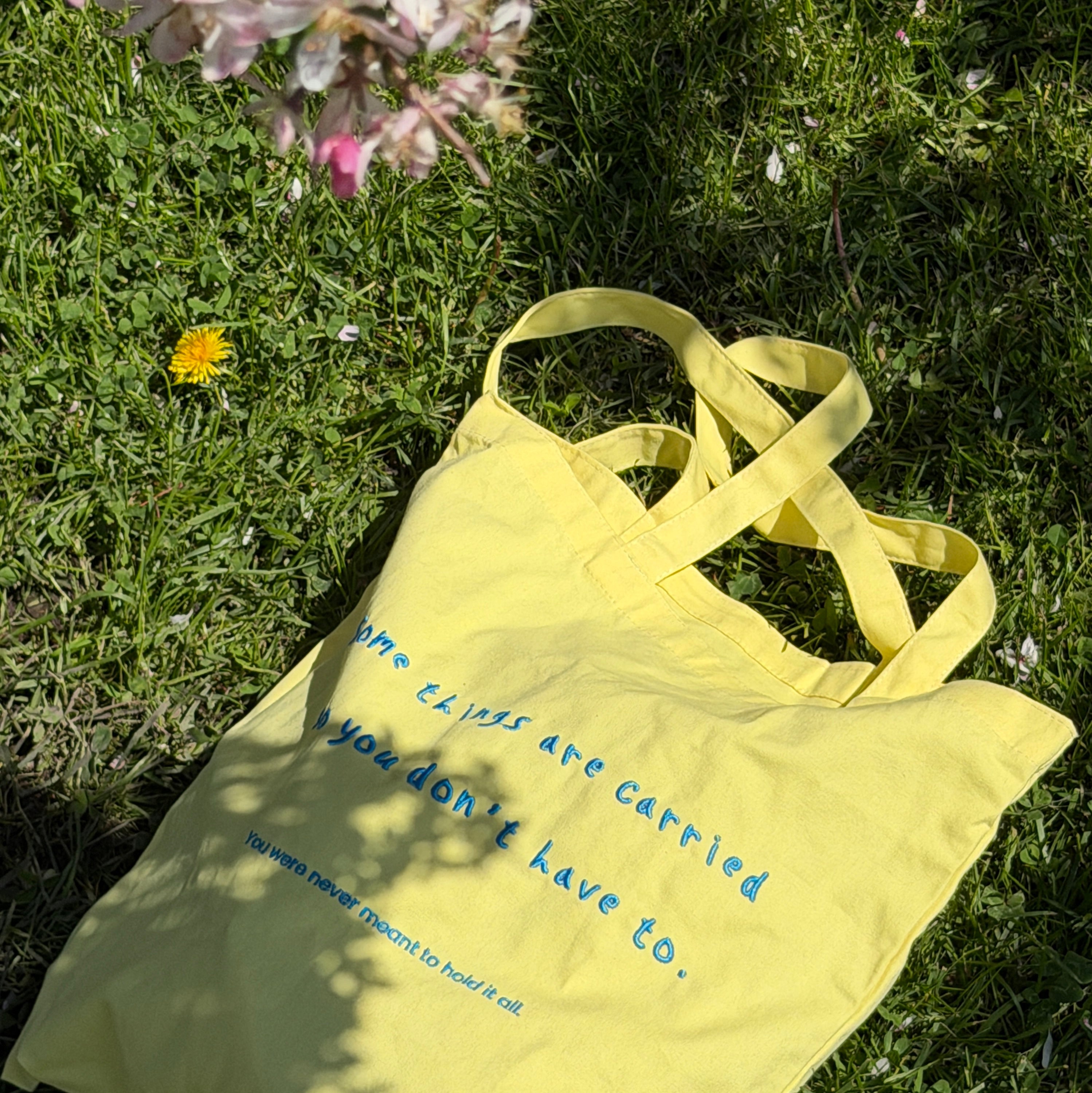 "The Carried" Embroidered Tote Bag