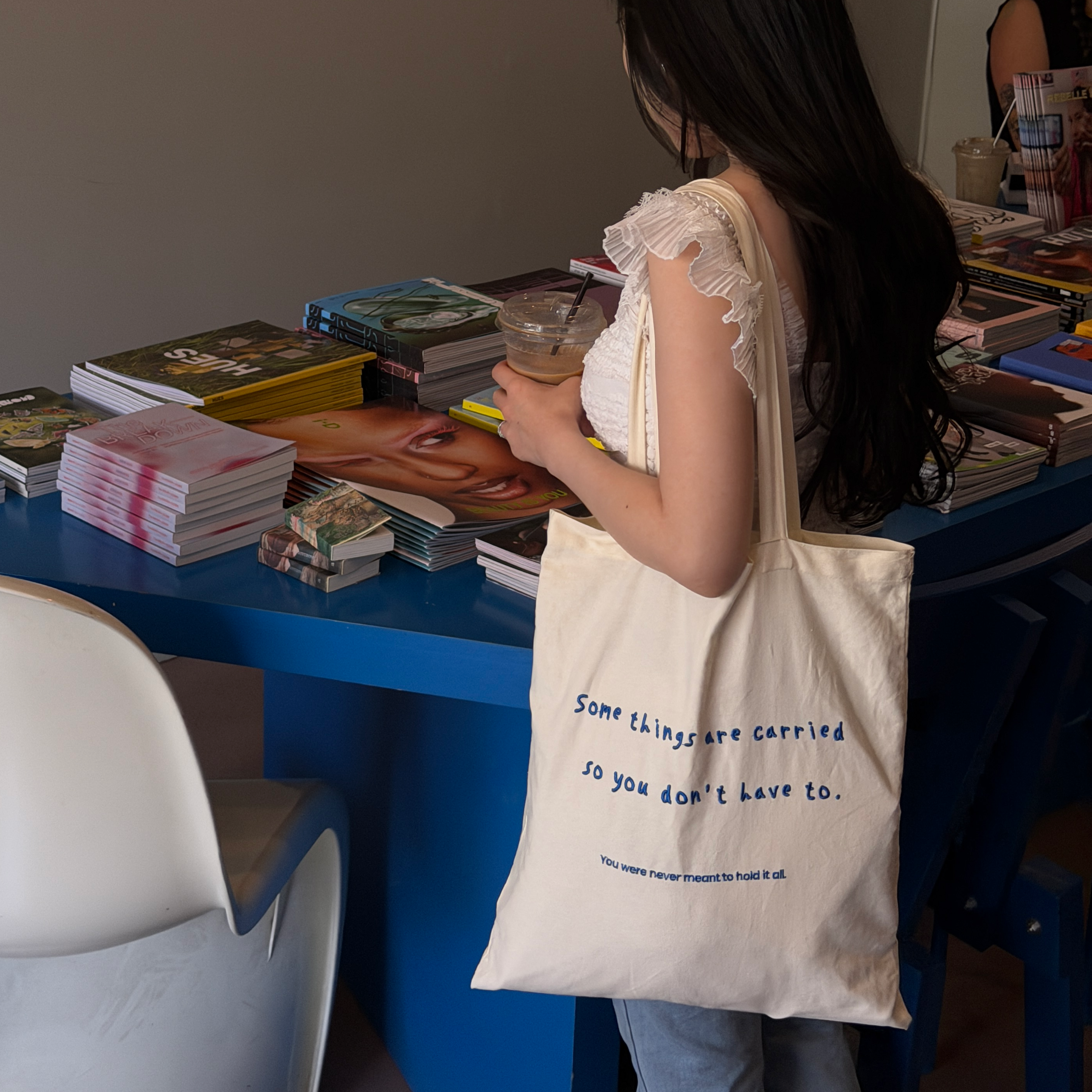 "The Carried" Embroidered Tote Bag