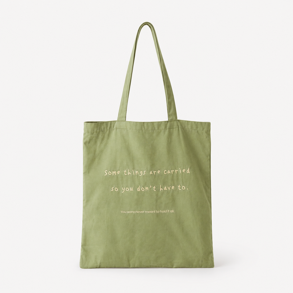 "The Carried" Embroidered Tote Bag